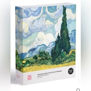 Van Gogh Jigsaw Puzzle Large Wheat Field with Cypresses from The Met
